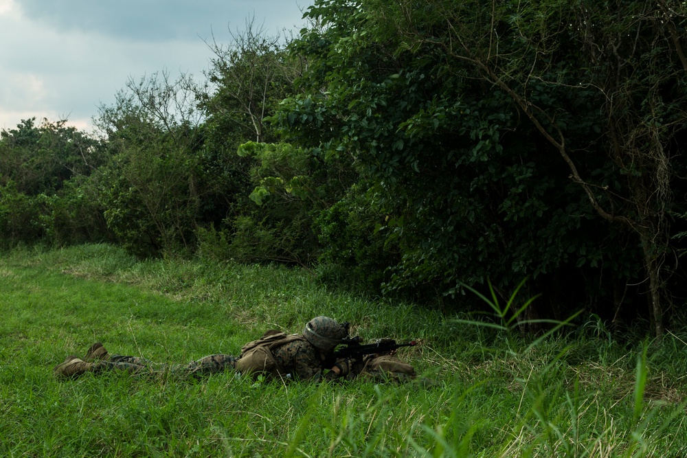 31st MEU conducts simulated airfield seizure at Ie Shima Training Facility