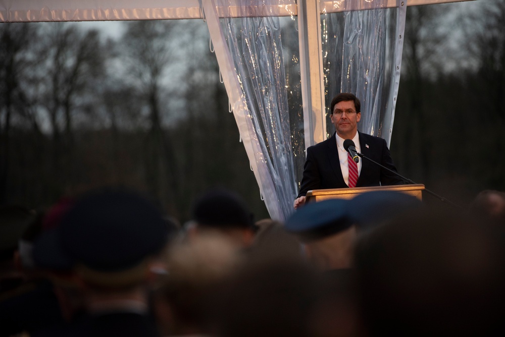 Esper Leads Presidential Delegation for 75th Anniversary of Battle of the Bulge