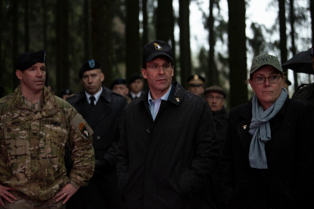 Esper Tours WWII Bois Jacques Foxhole Site in Belgium