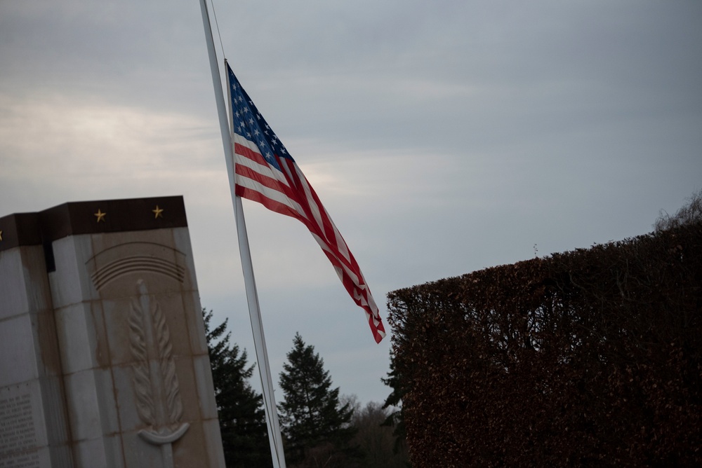 Esper Leads Presidential Delegation for 75th Anniversary of Battle of the Bulge