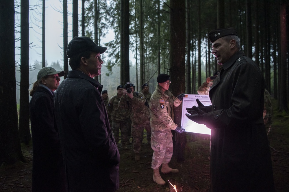 Esper Tours WWII Bois Jacques Foxhole Site in Belgium