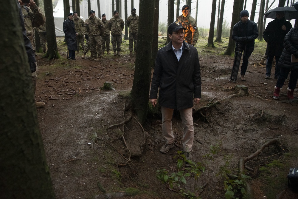 Esper Tours WWII Bois Jacques Foxhole Site in Belgium