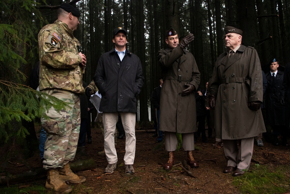 Esper Tours WWII Bois Jacques Foxhole Site in Belgium