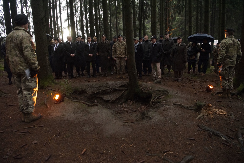 Esper Tours WWII Bois Jacques Foxhole Site in Belgium