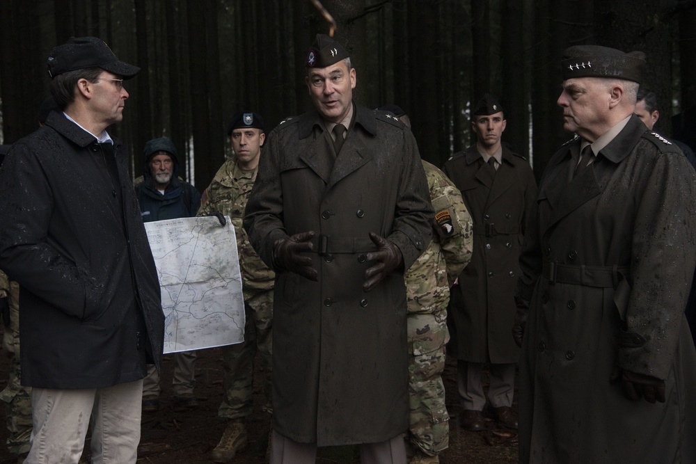 Esper Tours WWII Bois Jacques Foxhole Site in Belgium