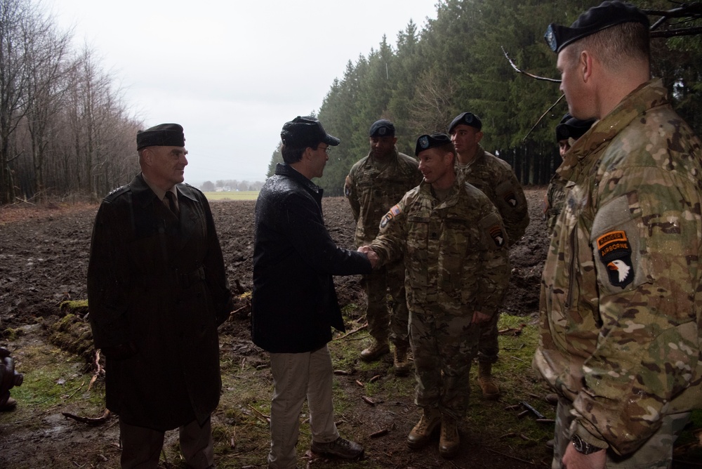 Esper Tours WWII Bois Jacques Foxhole Site in Belgium