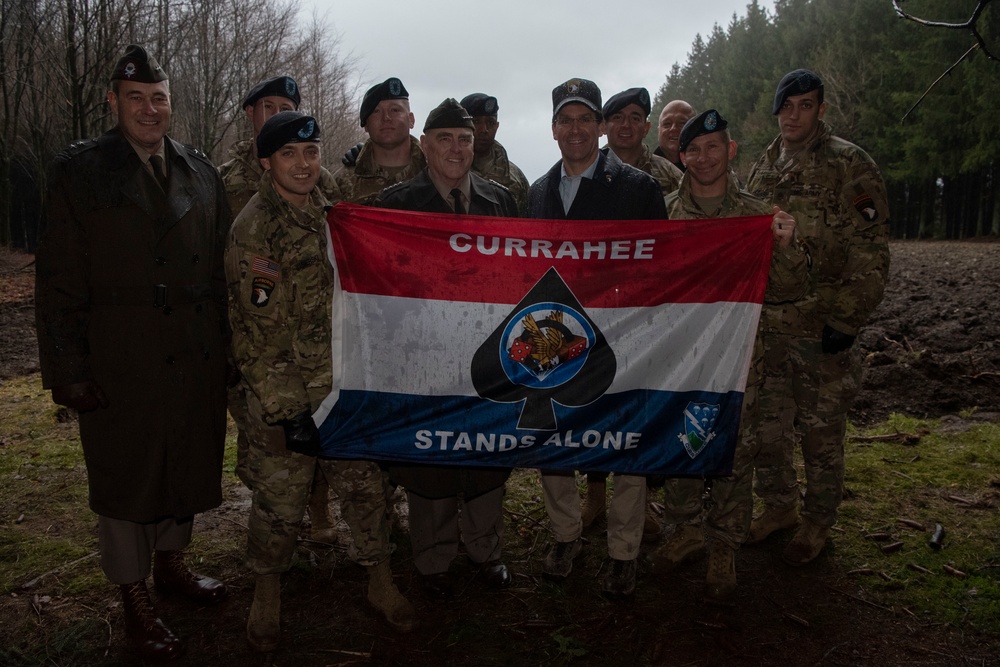 Esper Tours WWII Bois Jacques Foxhole Site in Belgium