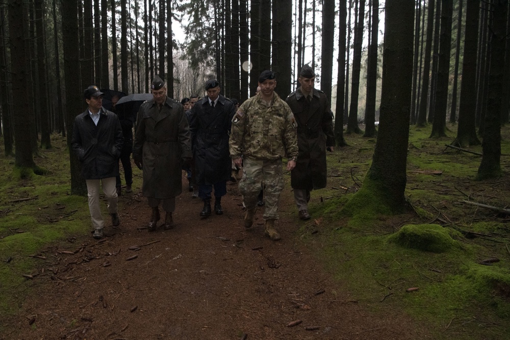 Esper Tours WWII Bois Jacques Foxhole Site in Belgium