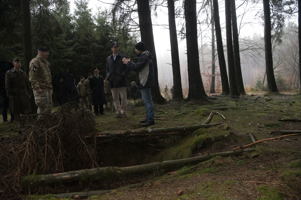 Esper Tours WWII Bois Jacques Foxhole Site in Belgium