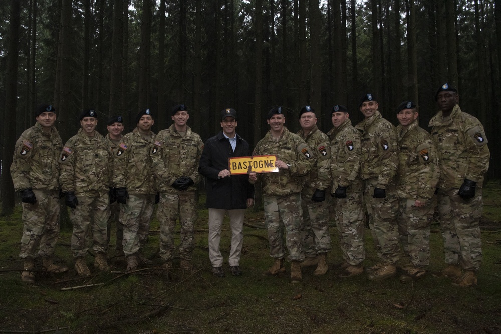 Esper Tours WWII Bois Jacques Foxhole Site in Belgium