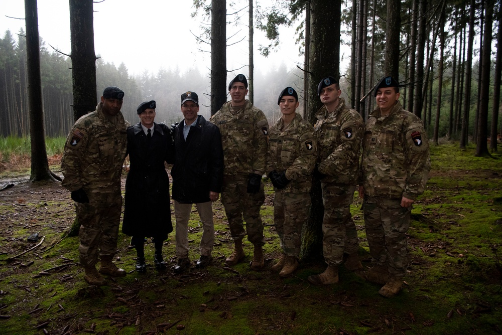 Esper Tours WWII Bois Jacques Foxhole Site in Belgium