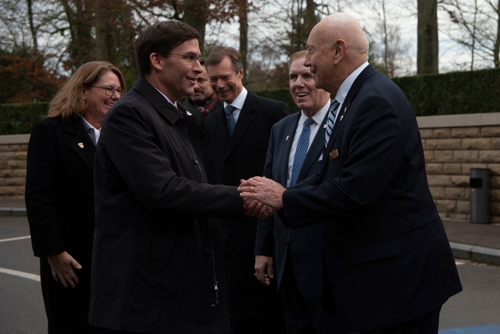 Esper Leads Presidential Delegation for 75th Anniversary of Battle of the Bulge