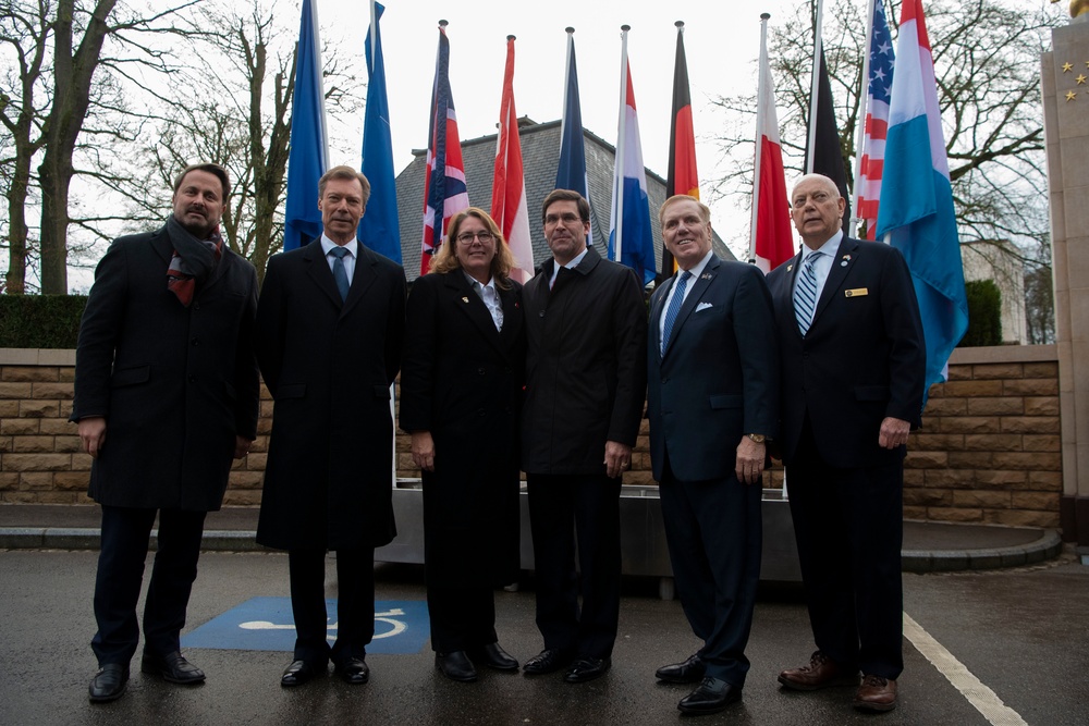 Esper Leads Presidential Delegation for 75th Anniversary of Battle of the Bulge