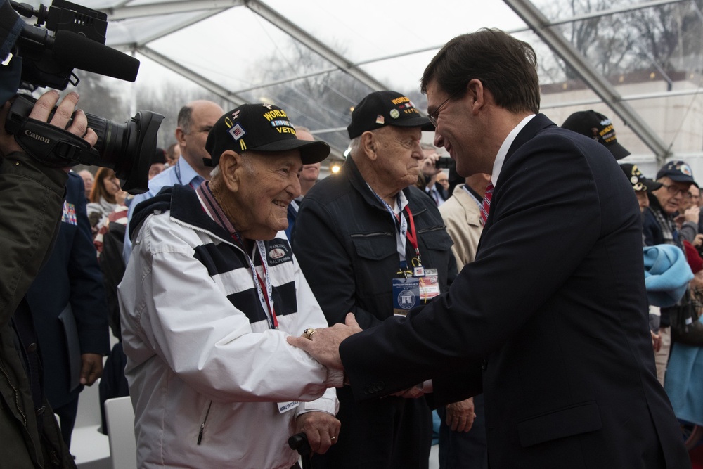 Esper Leads Presidential Delegation for 75th Anniversary of Battle of the Bulge