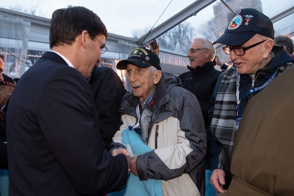 Esper Leads Presidential Delegation for 75th Anniversary of Battle of the Bulge