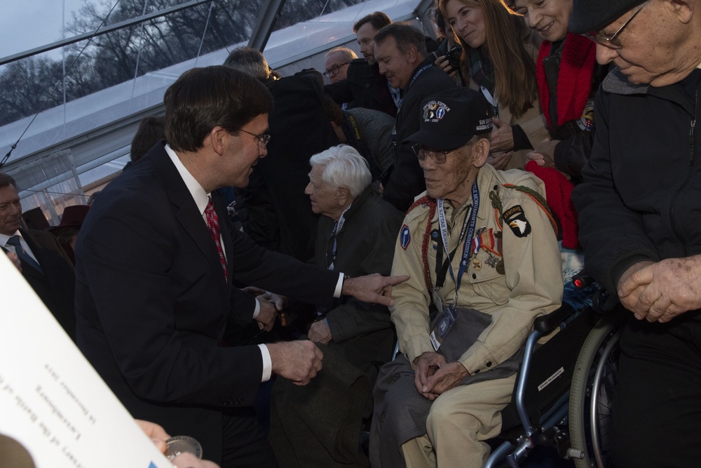 Esper Leads Presidential Delegation for 75th Anniversary of Battle of the Bulge