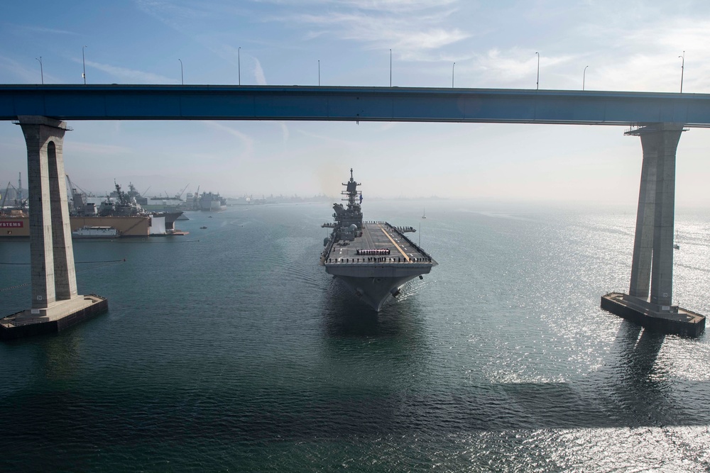 America Departs San Diego