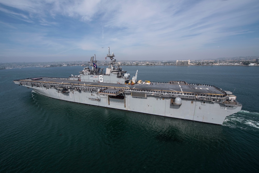 America Departs San Diego