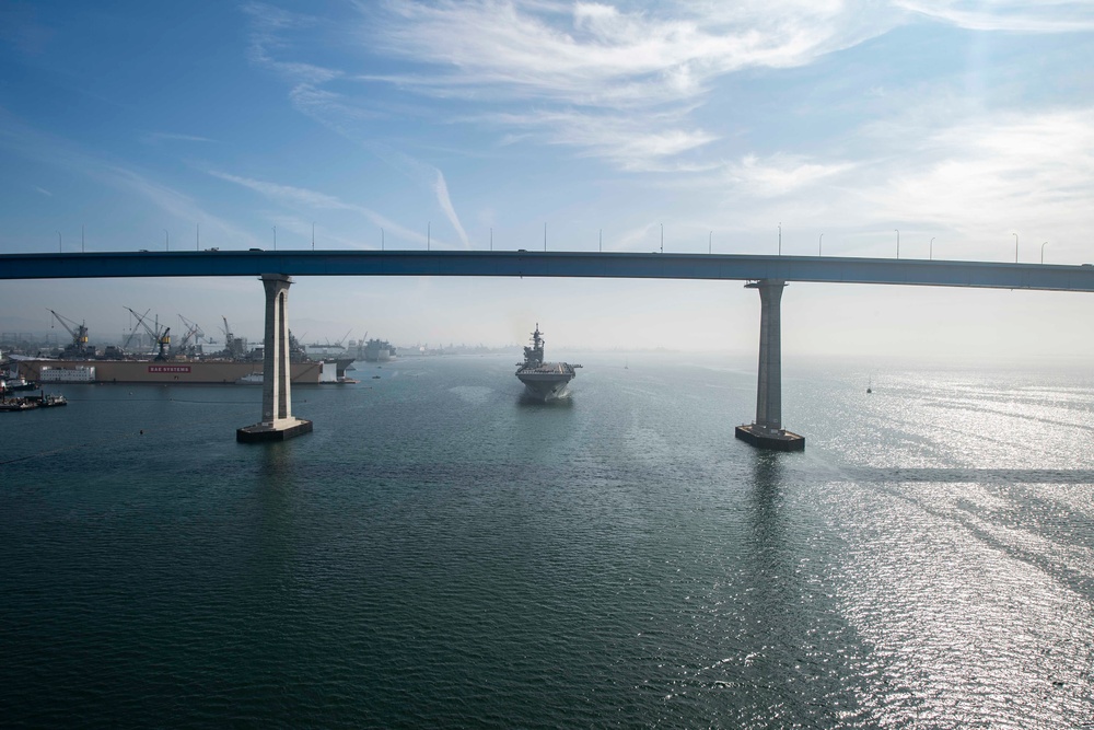 America Departs San Deigo