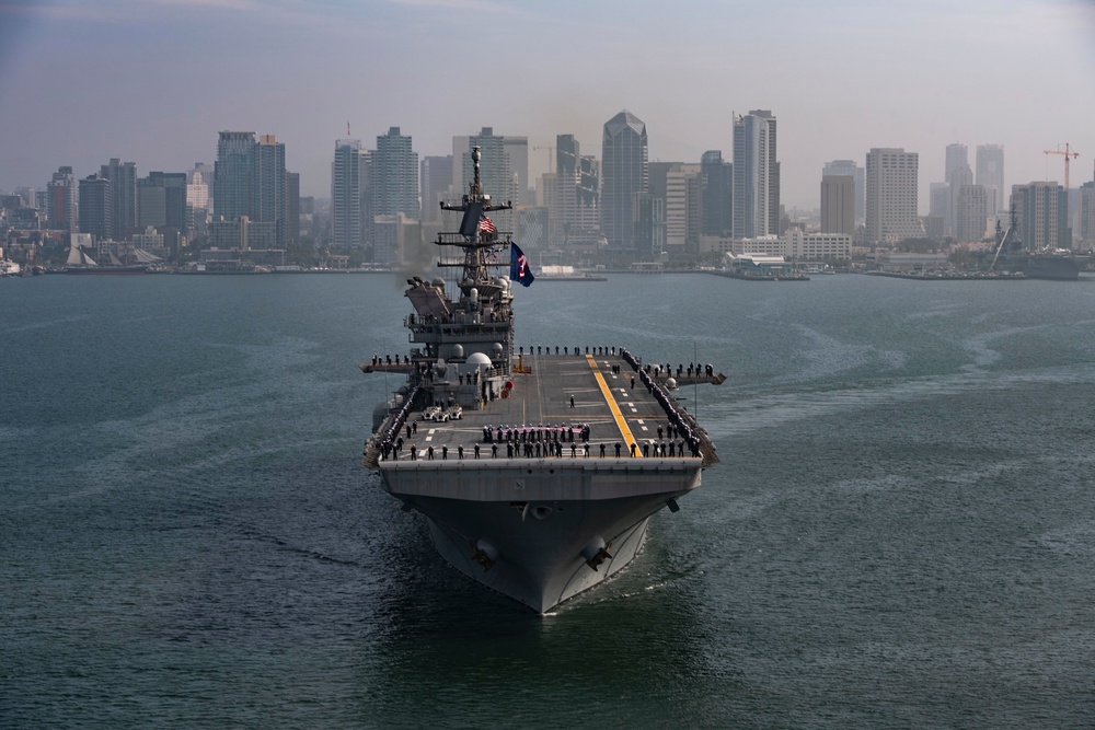 America Departs San Diego