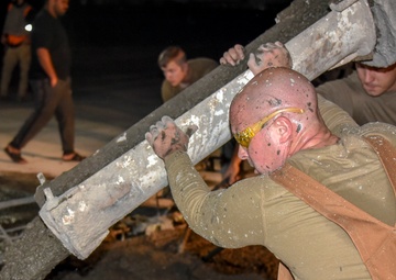 370th AEAS Air Advisors facilitate runway repairs at Taji