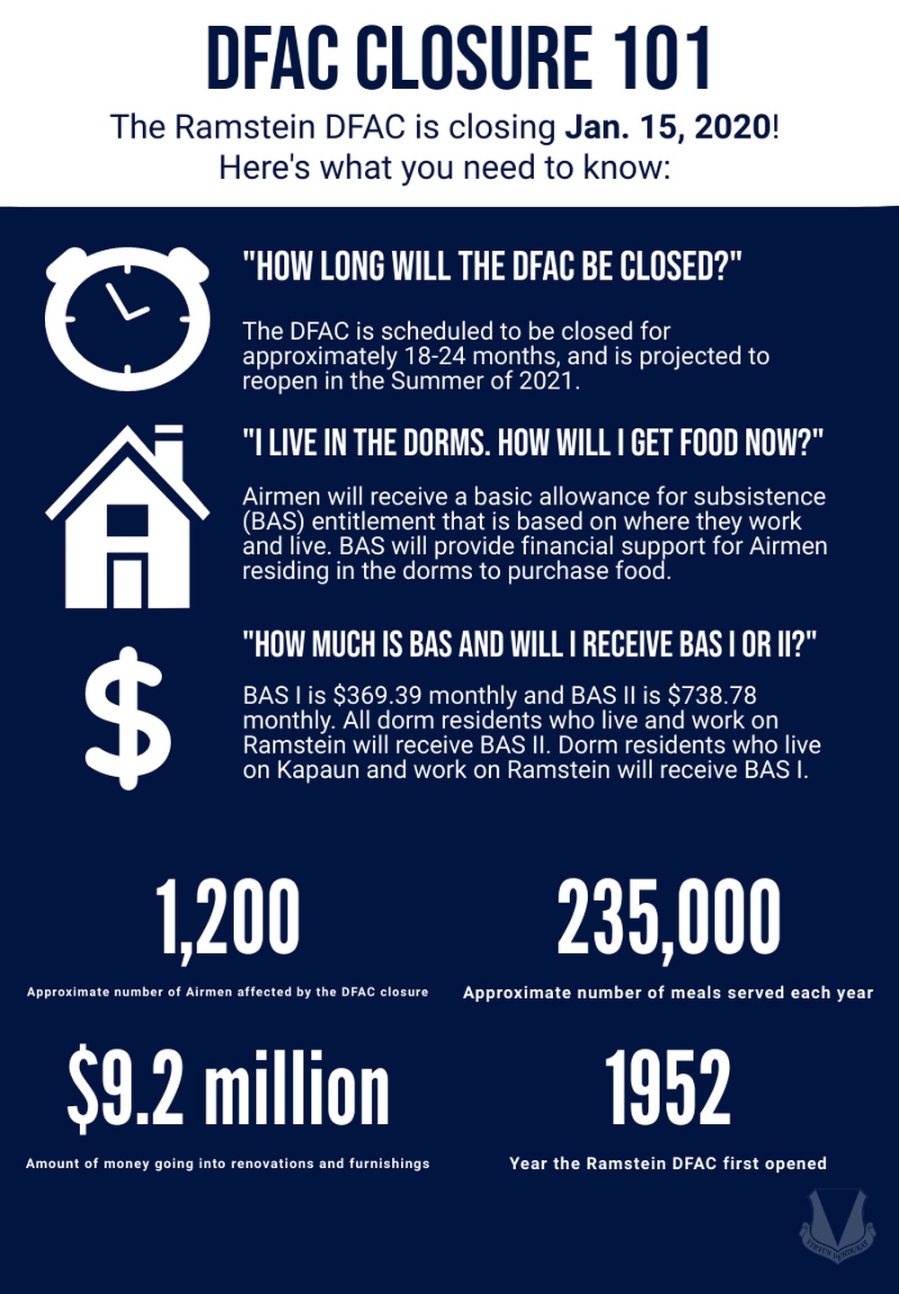 DVIDS - News - Ramstein Dining Facility will be closing Jan. 2020