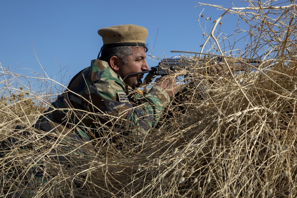Peshmerga Forces Final Exercise at Bnaslawa Training Center