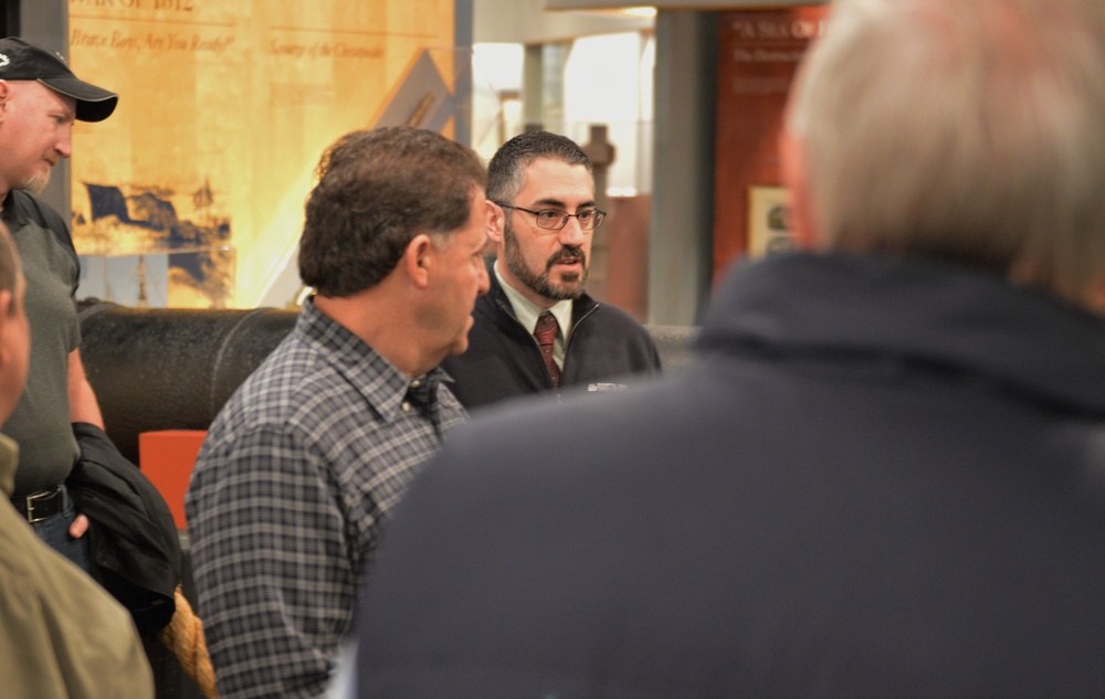 Naval Museum hosts a group from American Society of Naval Engineers-Tidewater Section