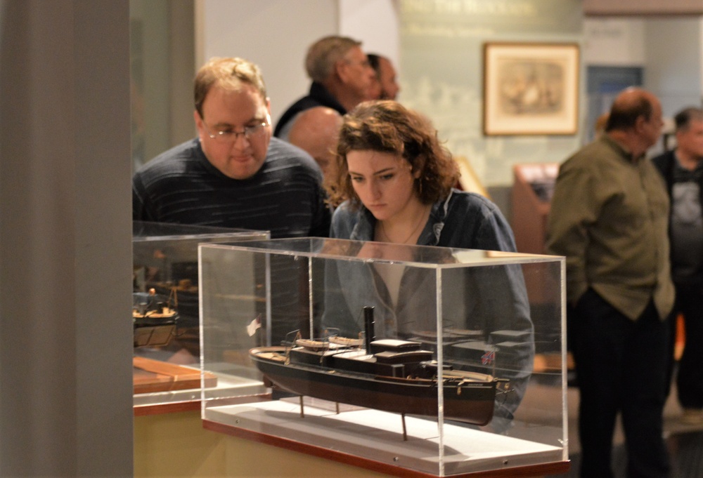 Naval Museum hosts group from the American Society of Naval Engineers-Tidewater Section