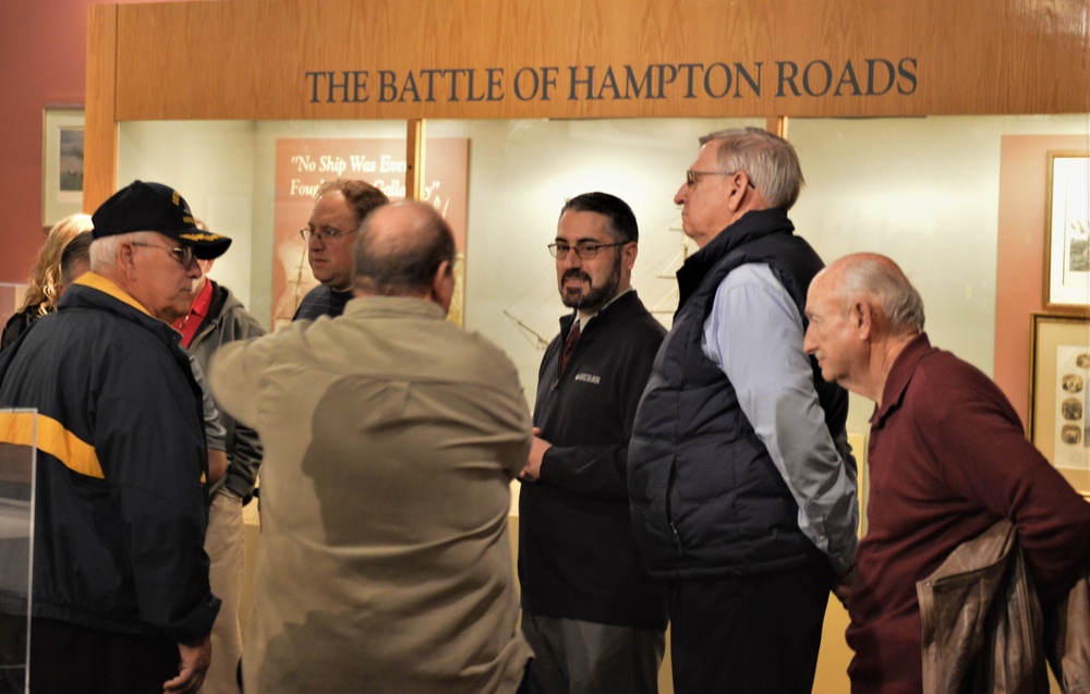 Naval Museum hosts a group from the American Society of Naval Engineers-Tidewater Section