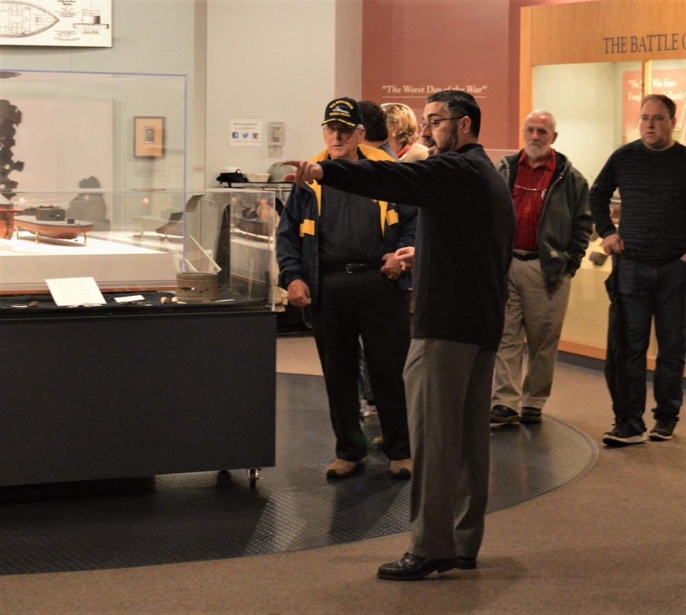 Naval Museum hosts a group from the American Society of Naval Engineers-Tidewater Section