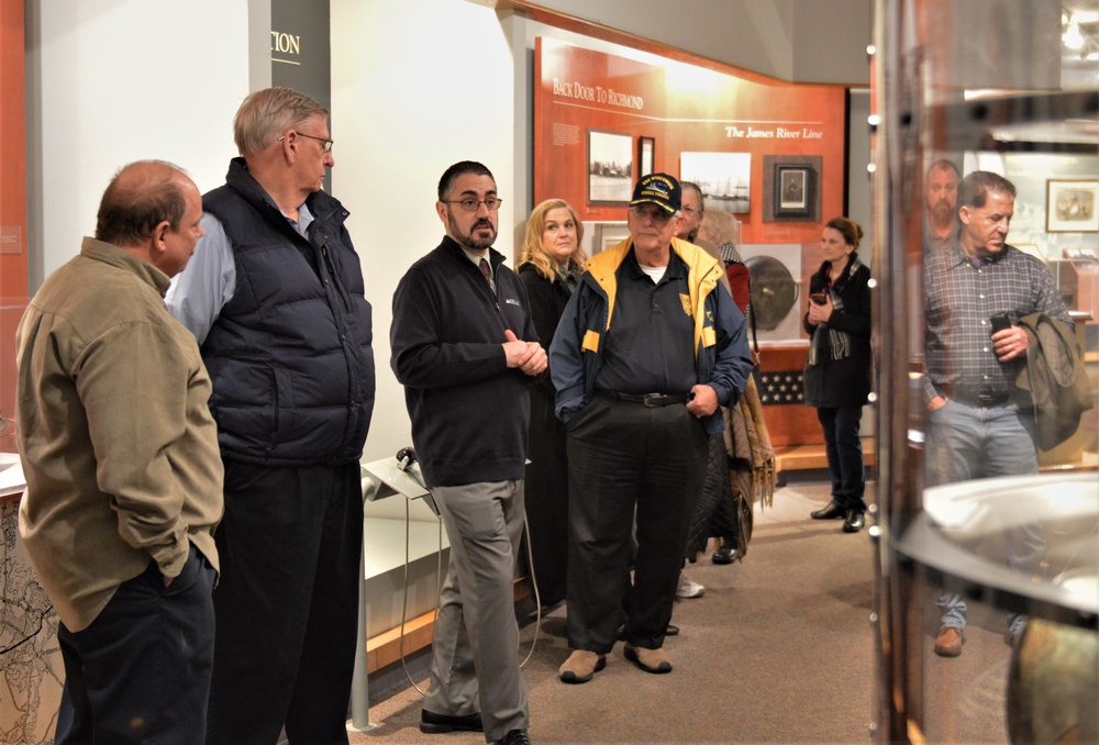 Naval Museum hosts a group from the American Society of Naval Engineers-Tidewater Section