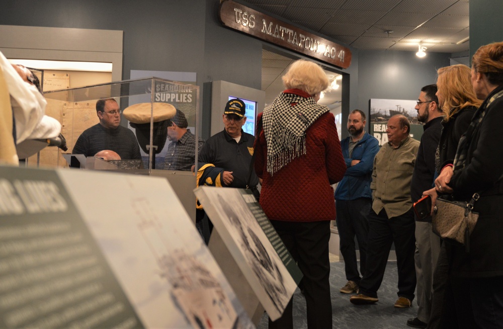 Naval Museum hosts a group from the American Society of Naval Engineers-Tidewater Section