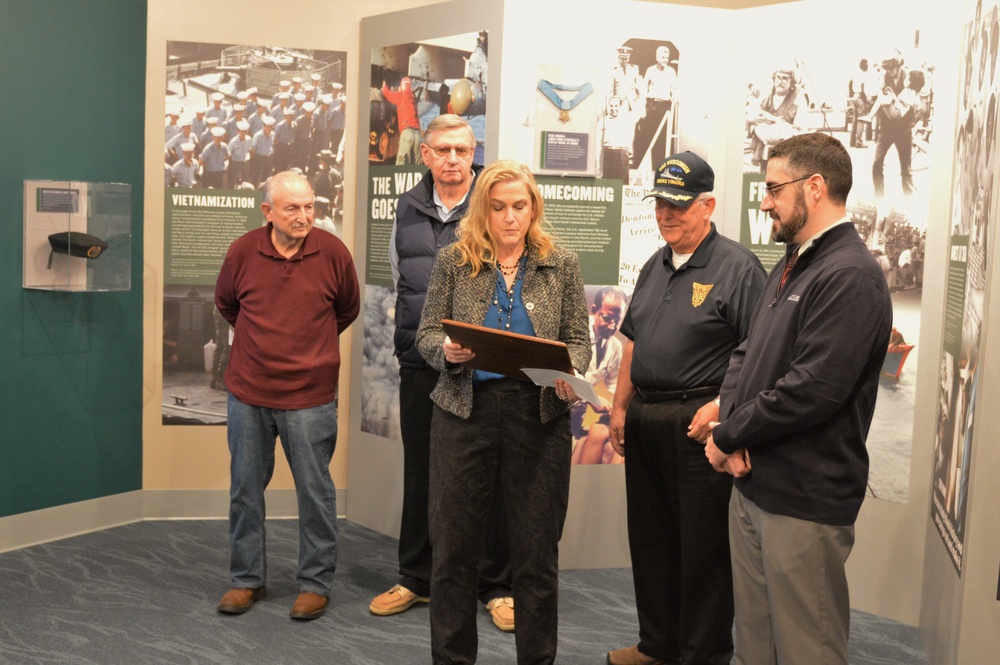 Naval Museum hosts a group from the American Society of Naval Engineers-Tidewater Section