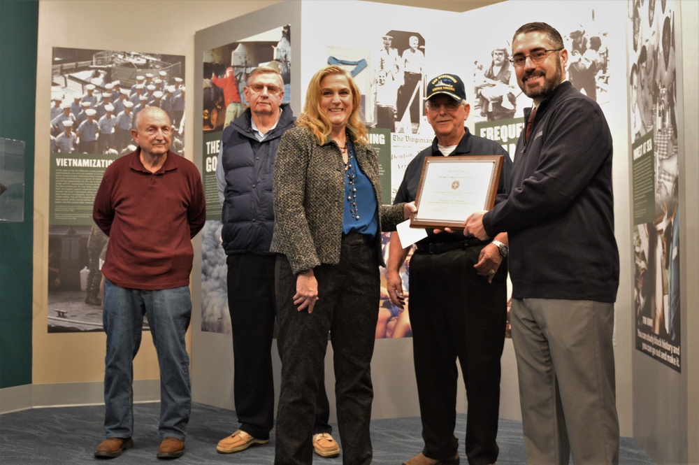 Naval Museum hosts a group from the American Society of Naval Engineers-Tidewater Section