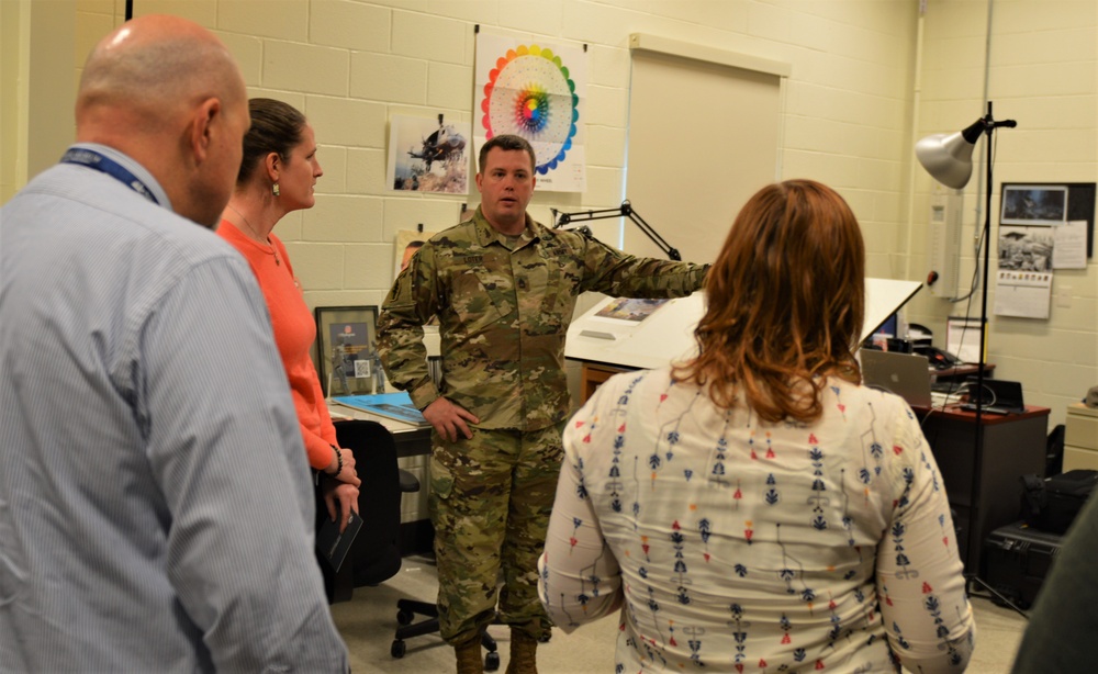 Naval Museum staff visit U.S. Army's Museum Support Center at Fort Belvoir