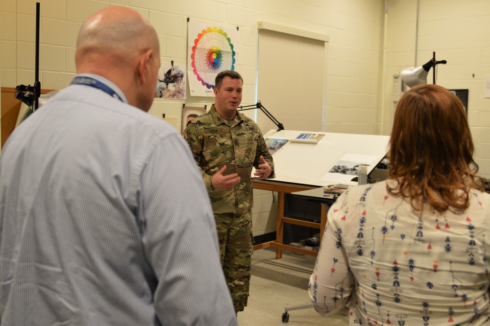 Naval Museum staff members visit U.S. Army's Museum Support Center at Fort Belvoir