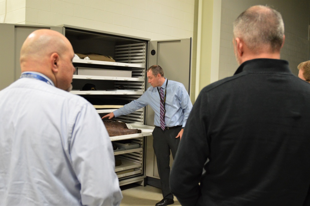 Naval Museum staff visit U.S. Army's Museum Support Center at Fort Belvoir