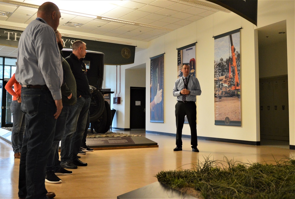 Naval Museum staff members visit U.S. Army's Museum Support Center at Fort Belvoir