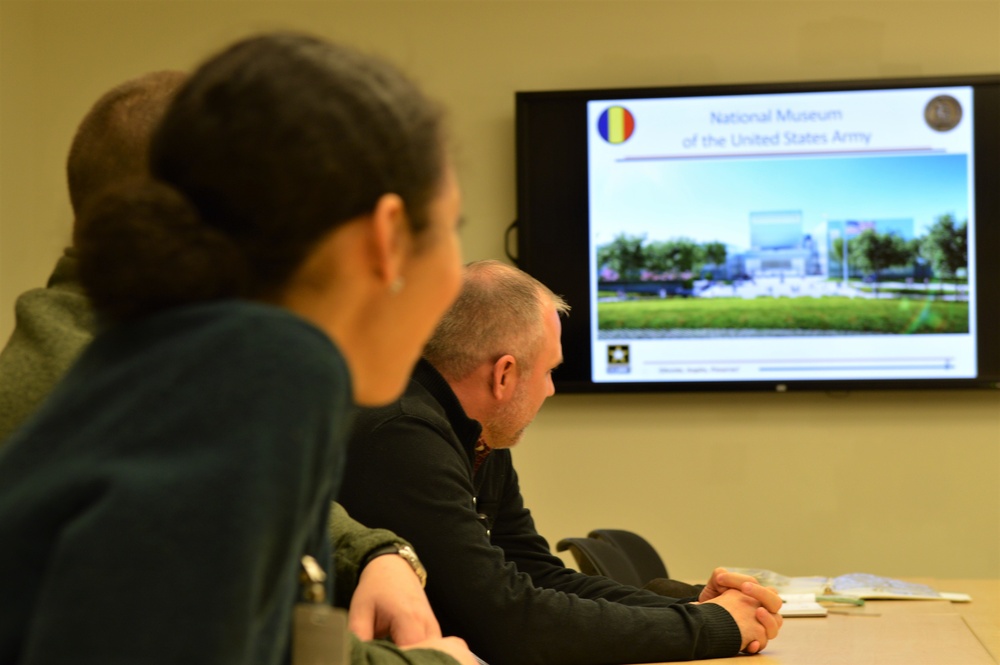 Naval Museum staff members visit U.S. Army's Museum Support Center at Fort Belvoir