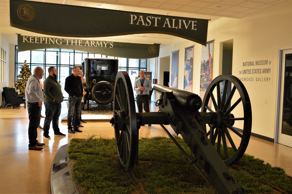 Naval Museum staff members visit U.S. Army's Museum Support Center at Fort Belvoir