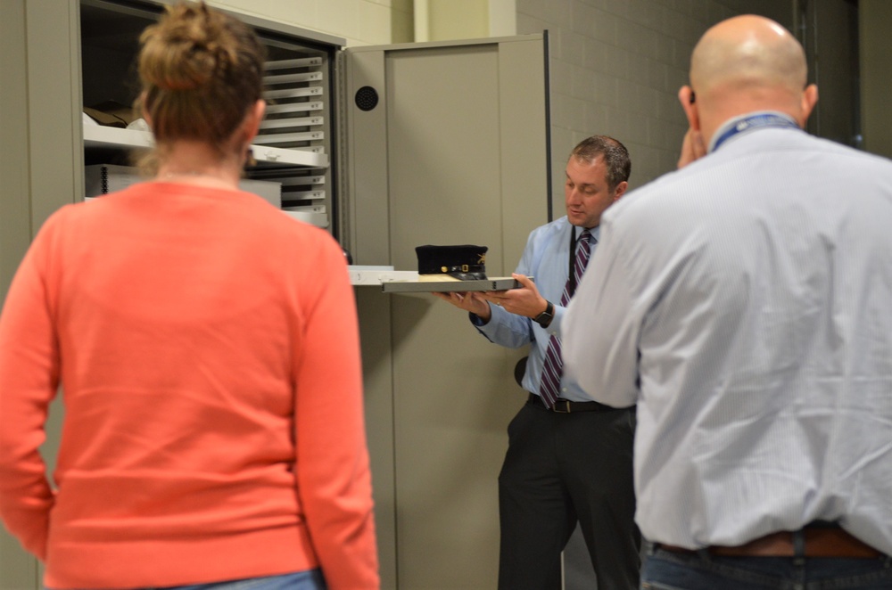 Naval Museum staff members visit U.S. Army's Museum Support Center at Fort Belvoir