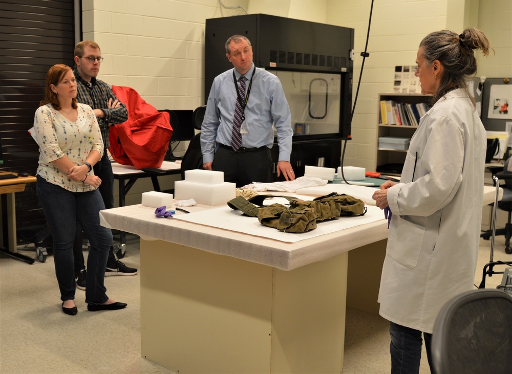 Naval Museum staff members visit U.S. Army's Museum Support Center at Fort Belvoir