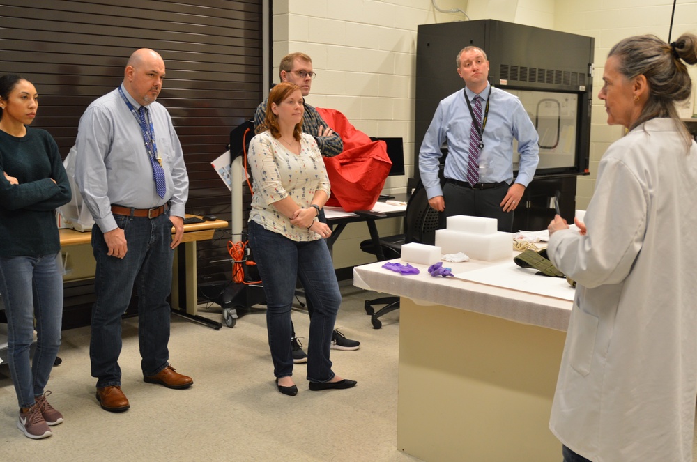 Naval Museum staff members visit U.S. Army's Museum Support Center at Fort Belvoir