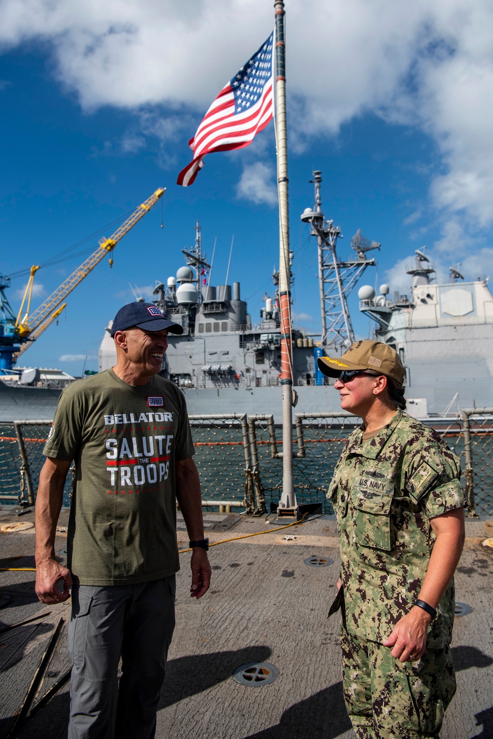 Bellator MMA visits USS William P. Lawrence