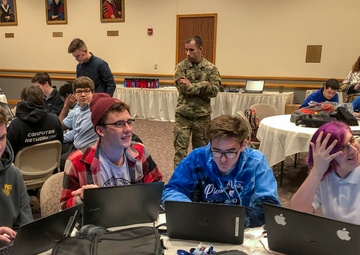 Pa. Guard Wi-fighter cyber challenge engages students