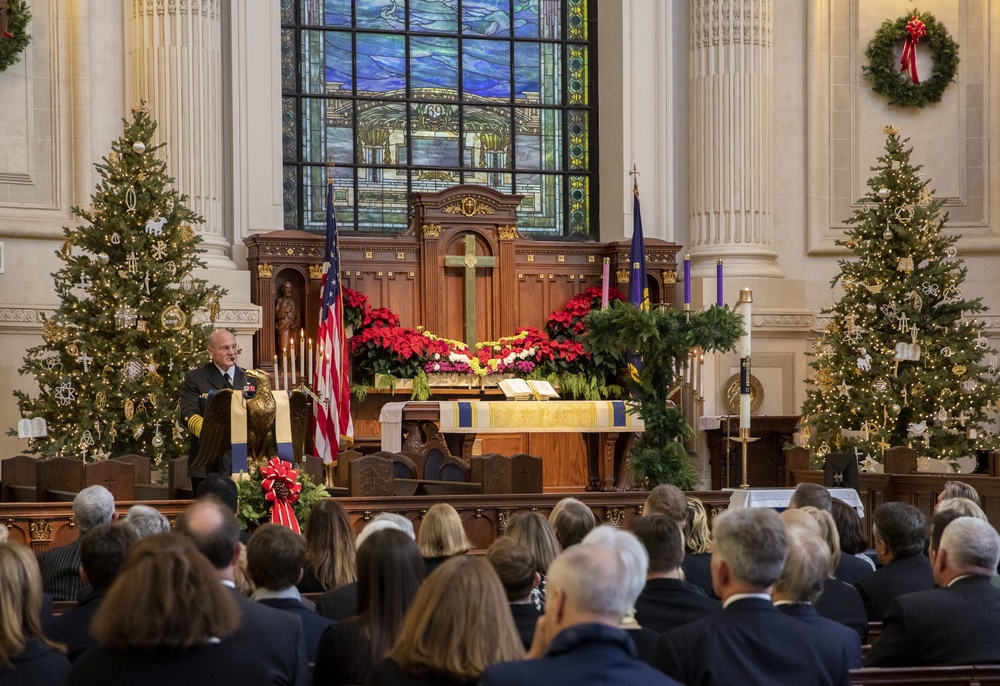 CNO Delivers Remarks at Retired Adm. James Holloway III's Funeral