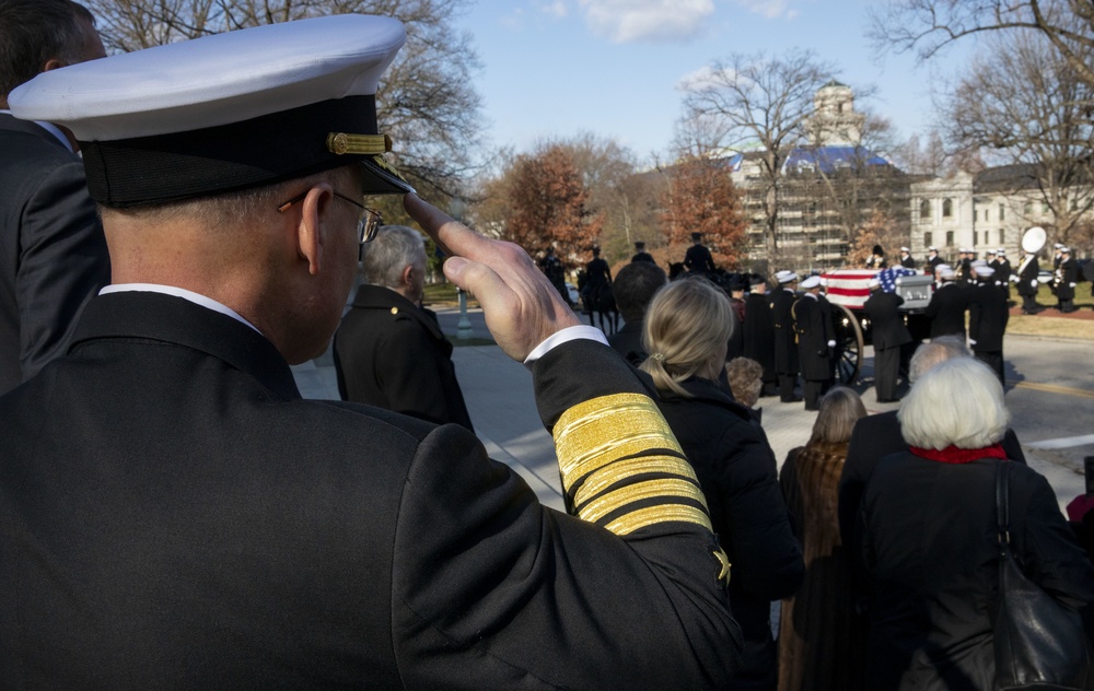 CNO Delivers Remarks at Retired Adm. James Holloway III's Funeral