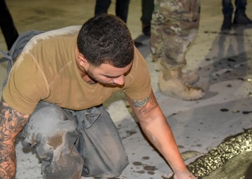 370th AEAS Air Advisors facilitate runway repairs at Taji