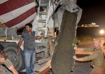 370th AEAS Air Advisors facilitate runway repairs at Taji